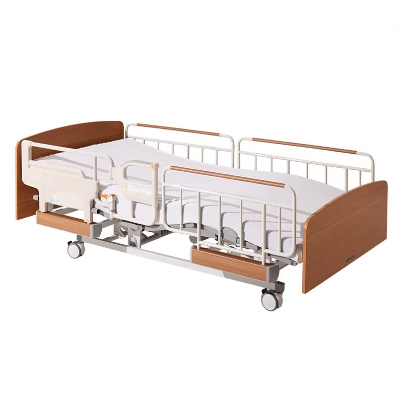 八乐梦多功能家用养老病床升降CQ-X经典板3马达液晶:床+防水床垫高清大图