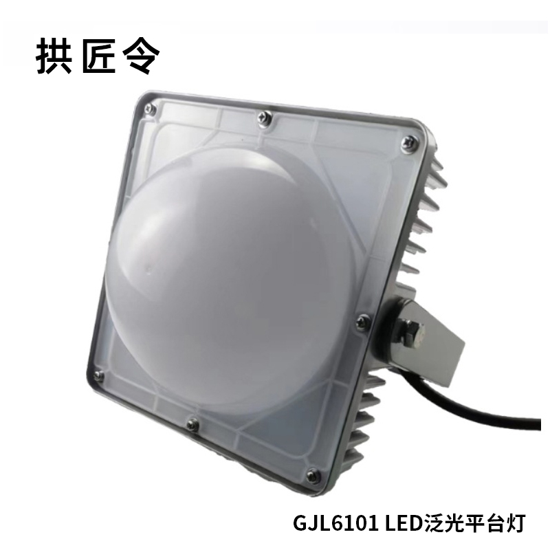 拱匠令 GJL6101 LED泛光平台灯 50W 220V IP66(计价单位:个)灰色