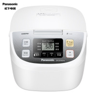 松下(Panasonic)3L电饭煲 家用电饭锅 备长炭厚锅 智能烹饪曲线 24H预约 SR-DC106-N