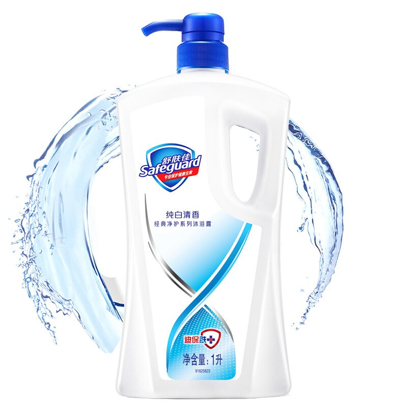 舒肤佳 纯白清香型 1L 沐浴露 ( 单位：瓶)