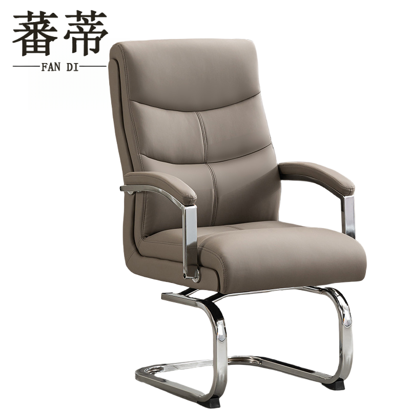 蕃蒂职员椅浅灰色把高清大图