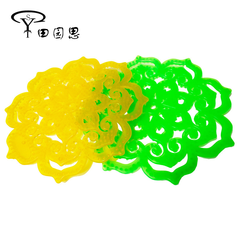 田园思 绿色清洁尿斗片 花型 片高清大图