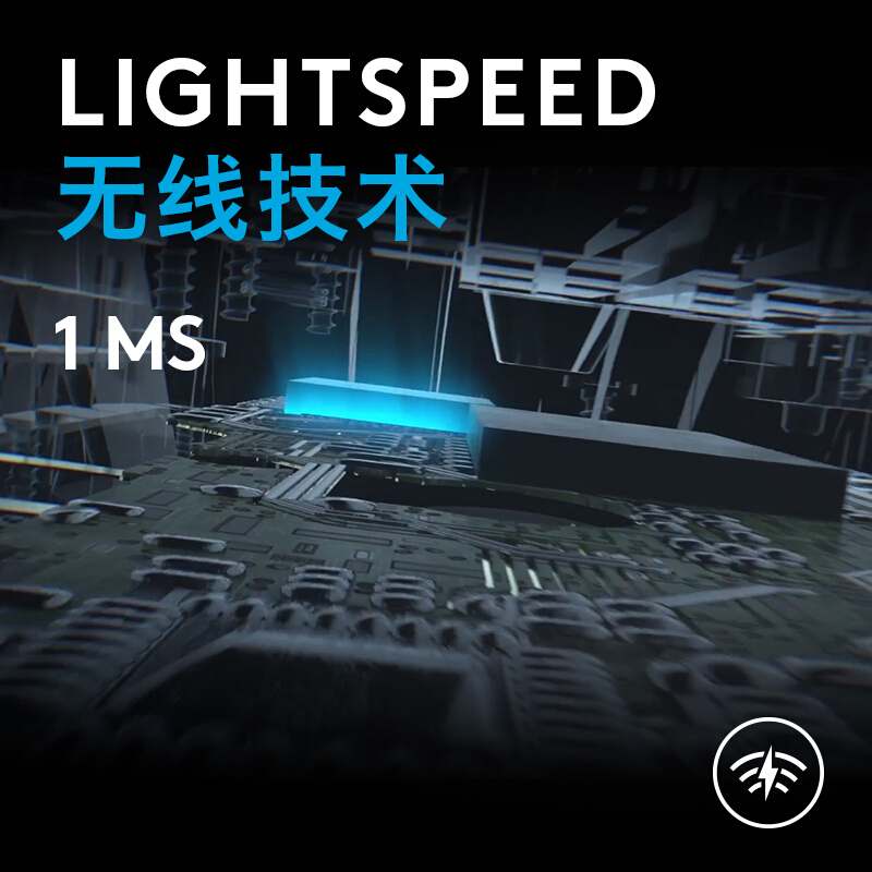 罗技(Logitech)G903Hero有线无线双模式游戏机械鼠标 绝地求生吃鸡宏APEX