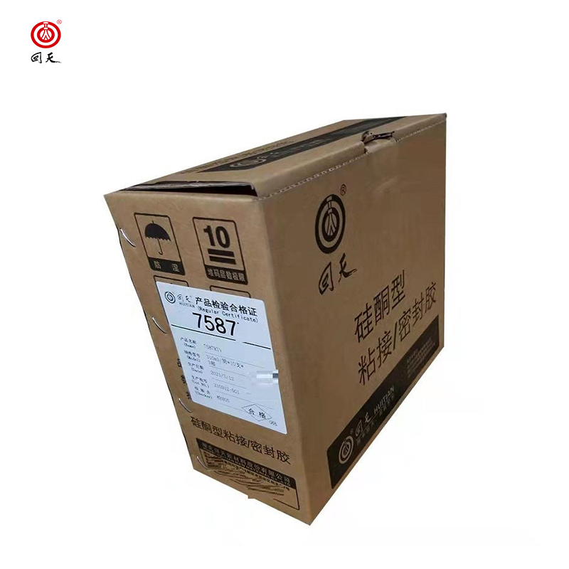 回天 RTV有机硅平面密封胶7587蓝色 柔性好、耐润滑油 310ml/塑料筒*10支 箱
