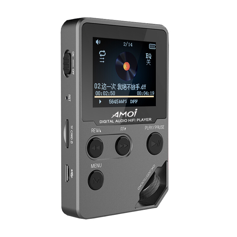夏新(AMOI) MP3播放器 C10 8G 太空灰 发烧级高清无损音质hifi播放器 迷你便携式随身听 音乐播放器