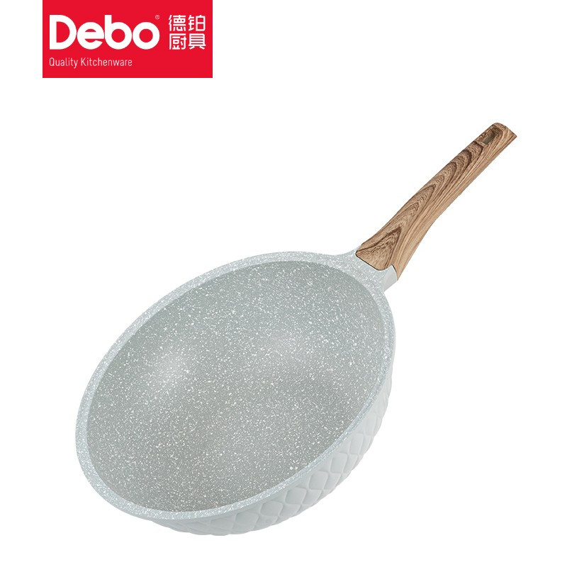 Debo德铂 富勒姆家用少油烟炒菜锅 DEP-816 口径30cm/个