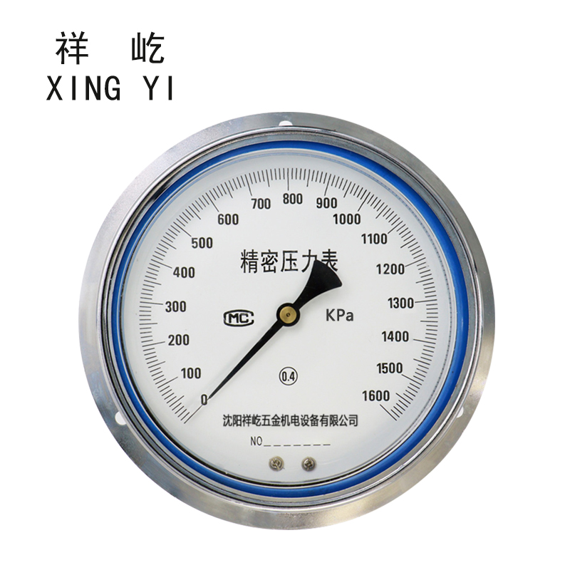 祥屹 精密压力表(轴向带边) YB150ZT 0.4级 块高清大图