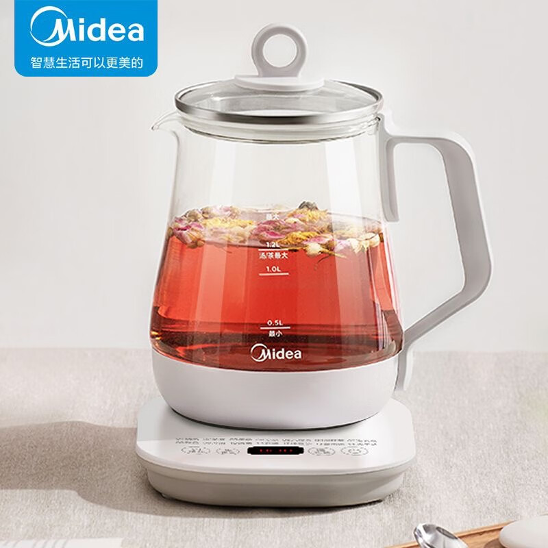 美的(Midea)养生壶 316L不锈钢1.5L煮茶壶 电热水壶 MK-Y12Q-316 单位:个