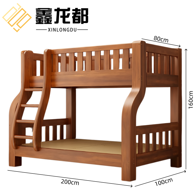鑫龙都 双层床100*200cm张