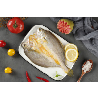 夏威绿色食品3条400-440g/条+2条150-190g/条黄鱼鲞生鲜大黄鱼黄花鱼预制菜三去+海带苗1包200g