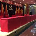 复合桌布加厚台泥会议桌布台布会议室桌布展会活动广告桌布_2 1.5*1.5米 浅咖色