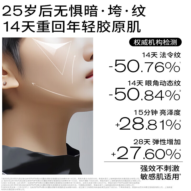 PMPM 黑白松露胶原肽充盈油液精华液 30ml高清大图