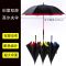23寸钢骨高尔夫黑色-直径100cm 雨伞长柄伞双人大号自动伞超大直把双层伞高档商务伞抗风高尔夫伞