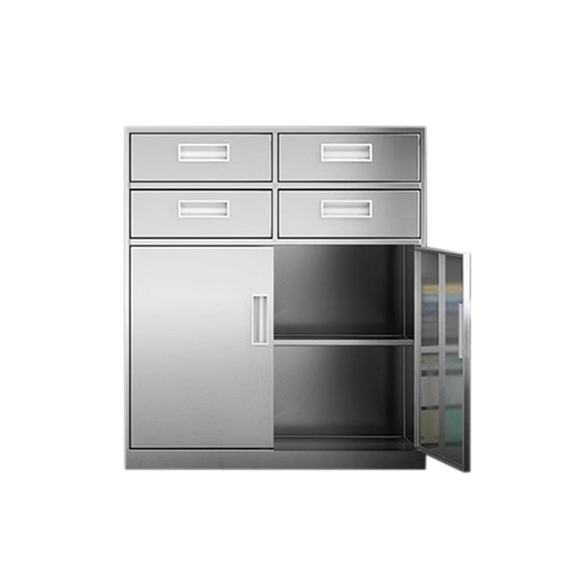戌林 不锈钢矮柜 四斗对开/台高清大图