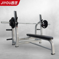 吉优JY-F9006商用多功能平卧推架举重床杠铃架综合训练器 60KG杠铃片套装+2.2米奥杆