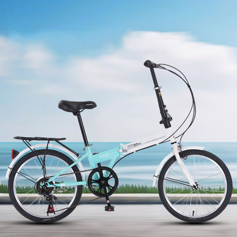凤凰(PHOENIX) 20寸 单7速折叠自行车-新优雅高清大图