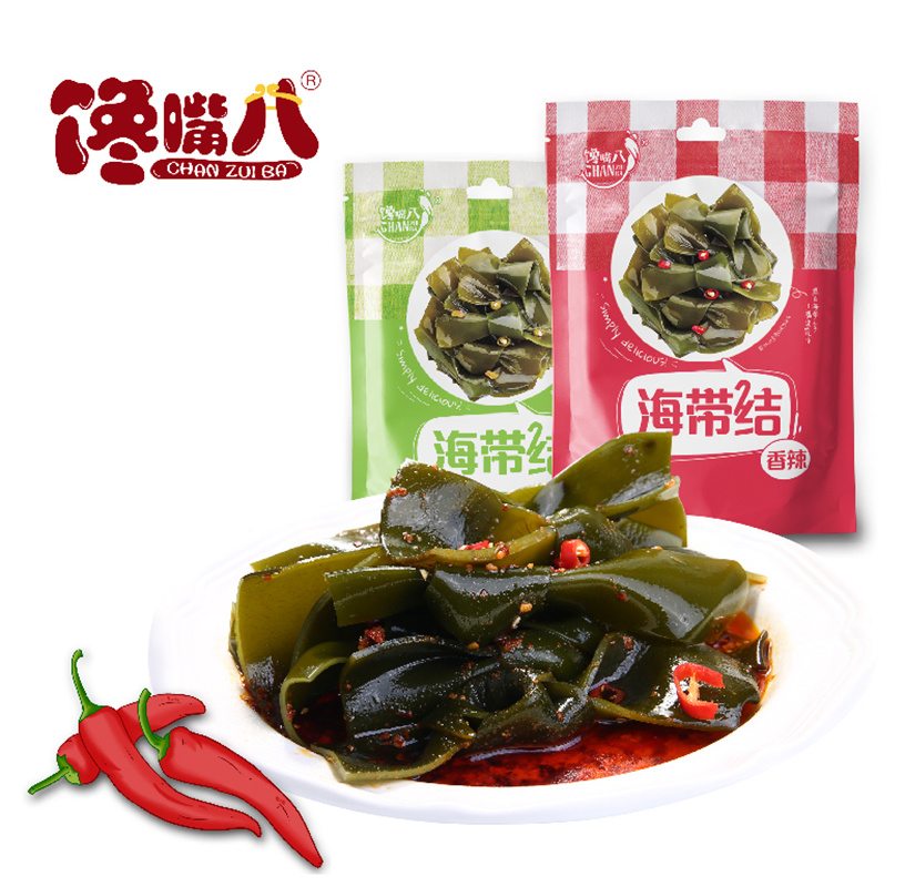 馋嘴八霞浦海带结香辣即食辣味小零食推荐小包装海带片小吃微辣