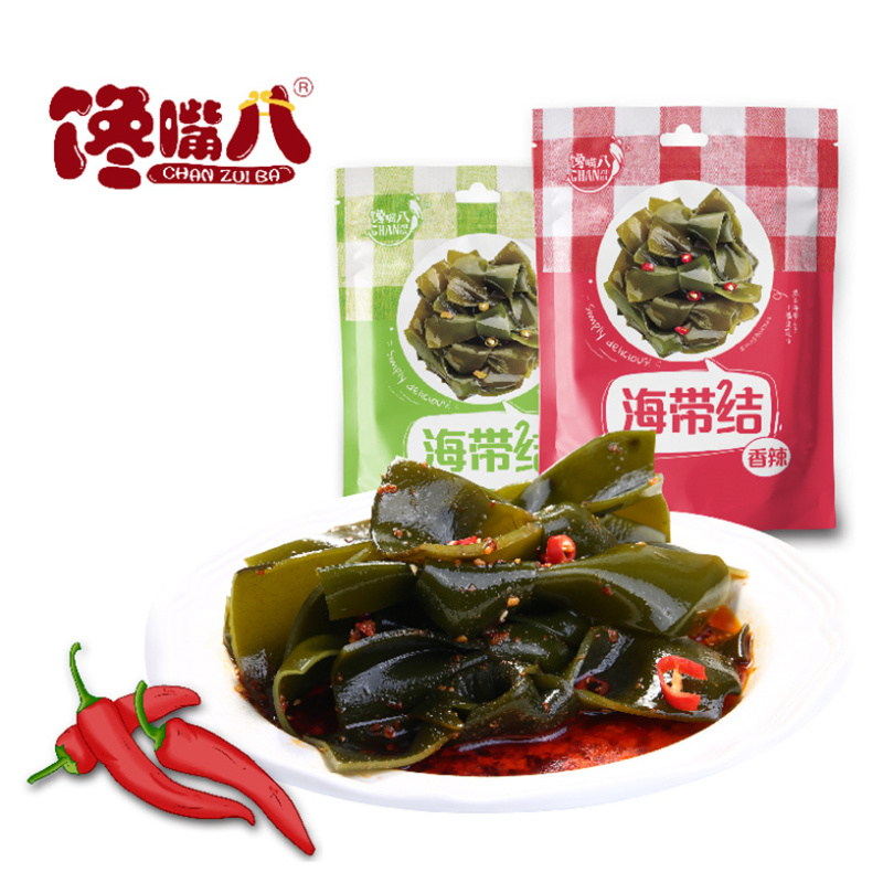 馋嘴八霞浦海带结香辣即食辣味小零食推荐小包装海带片小吃微辣