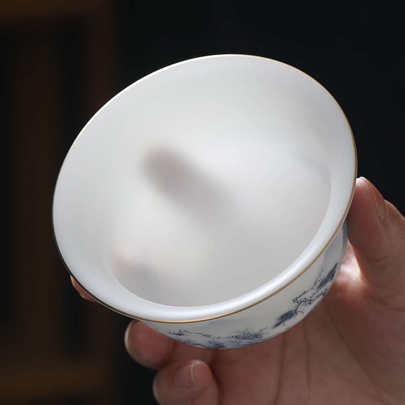 MULTIPOTENT整套茶具送礼精品白瓷套组羊脂玉冰种功夫茶具套装伴手礼盒高清大图