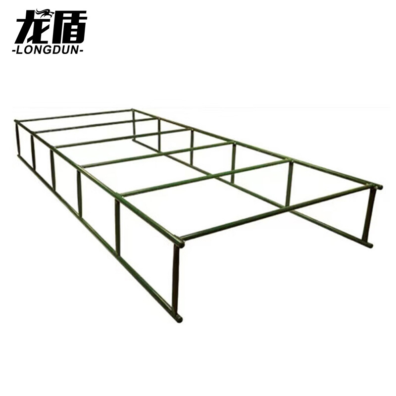 龙盾移动式地桩网 高低桩网 48mm圆管 低姿5米+高姿5米 共10m