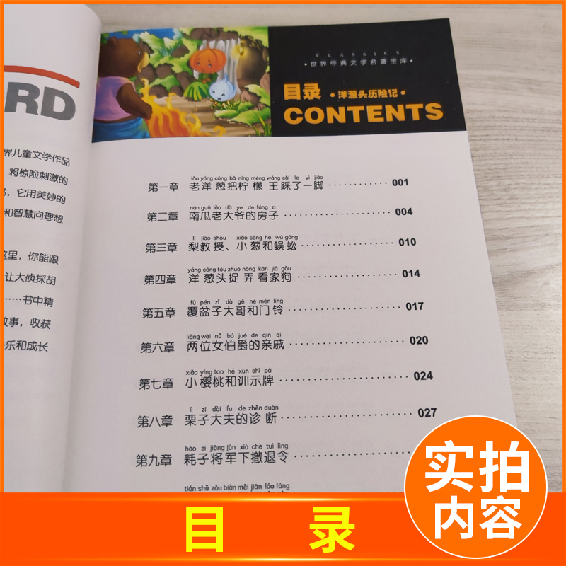 [正版]2024海门好书伴我成长系列一年级下阅读 洋葱头历险记注音版天地出版社小学生课外阅读书籍故事书6-7-8-9-1高清大图