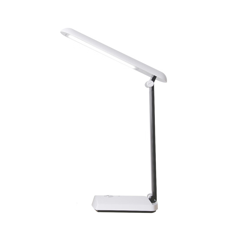 好视力 学习阅读宿舍卧室床头LED台灯TG501-C-BK 三档调光USB线长1.2米 白色高清大图