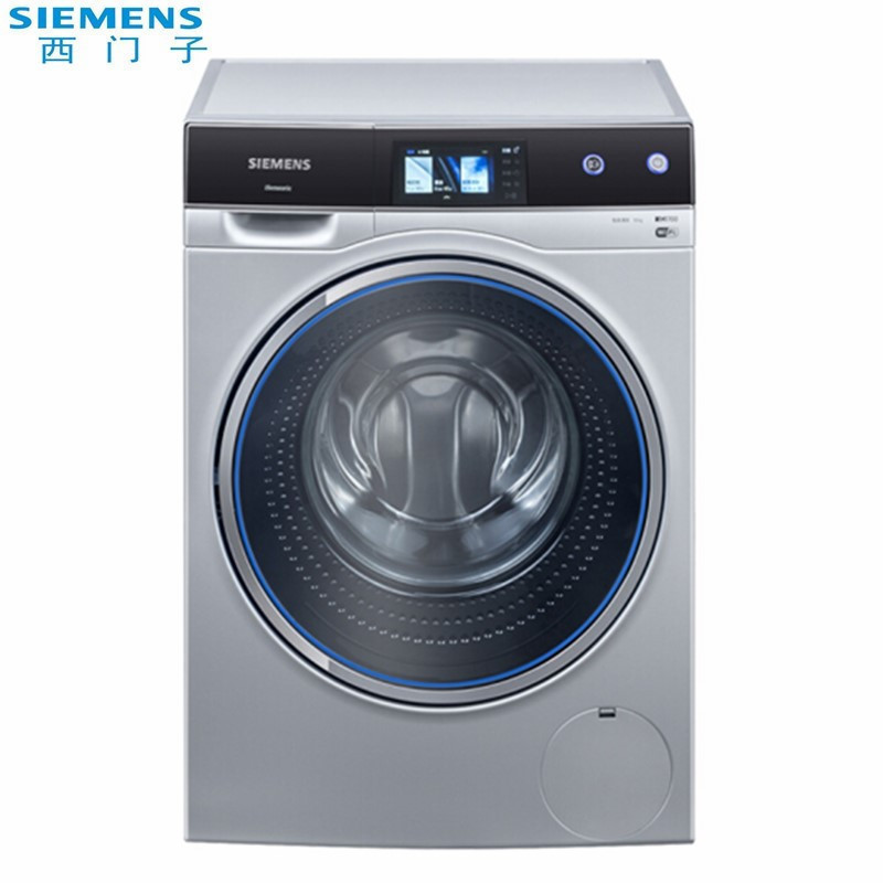西门子(SIEMENS)洗衣机滚筒全自动家用10公斤 wifi远程控制WM14U9680W变频（银色） 清新净味大容量