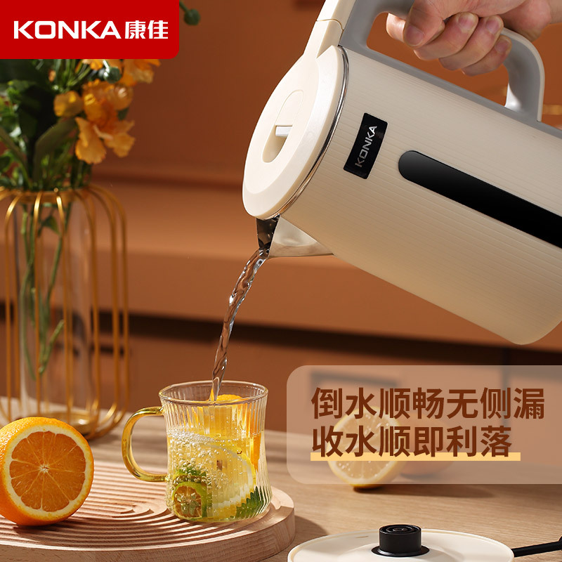 康佳(KONKA)家用电热水壶1.8L容量304不锈钢烧水壶KDSH-1802-M(KGBL-1861)高清大图