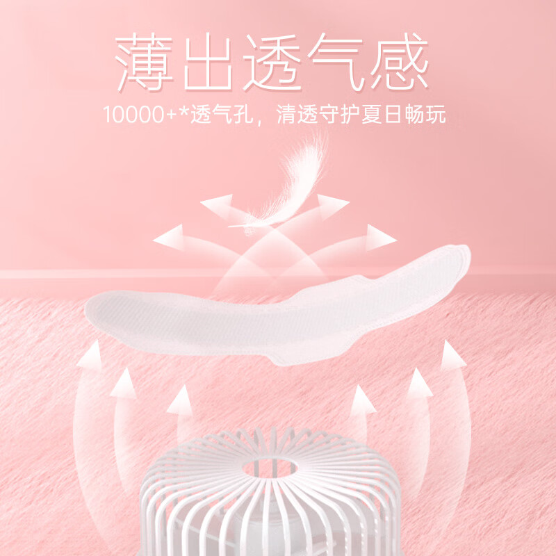 自由点 羽翼轻轻卫生巾 透气棉柔姨妈巾 超薄日夜用组合装10包70片[品牌直供 安心品质]高清大图