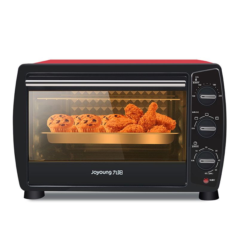 九阳 电烤箱23升上下独立加热 KX23-J885 黑红色