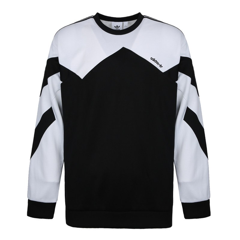 阿迪达斯(adidas)三叶草男2018冬季新款运动休闲圆领卫衣套头衫DJ3455