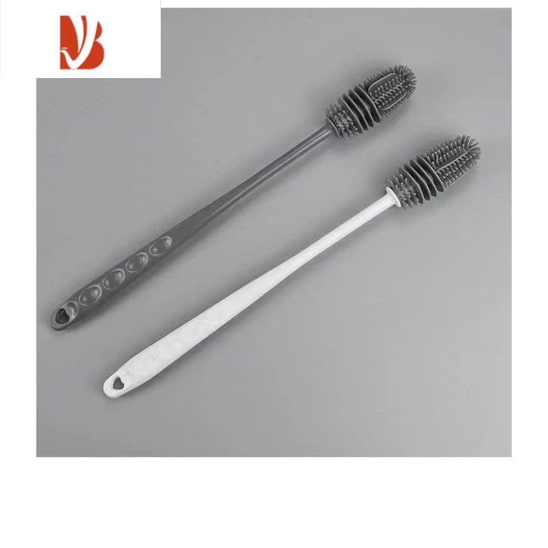 三维工匠洗杯子刷子长柄硅胶家用无死角专用清洁刷奶瓶破壁机去污器杯刷图片