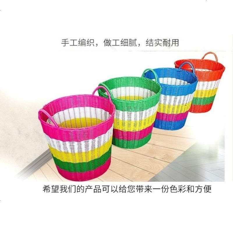 整理脏衣篮篓装置物篮栏搂箩脏衣桶篮丢脏衣筐大号匡放脏衣服收纳 XL特大号紫色主色多彩图片
