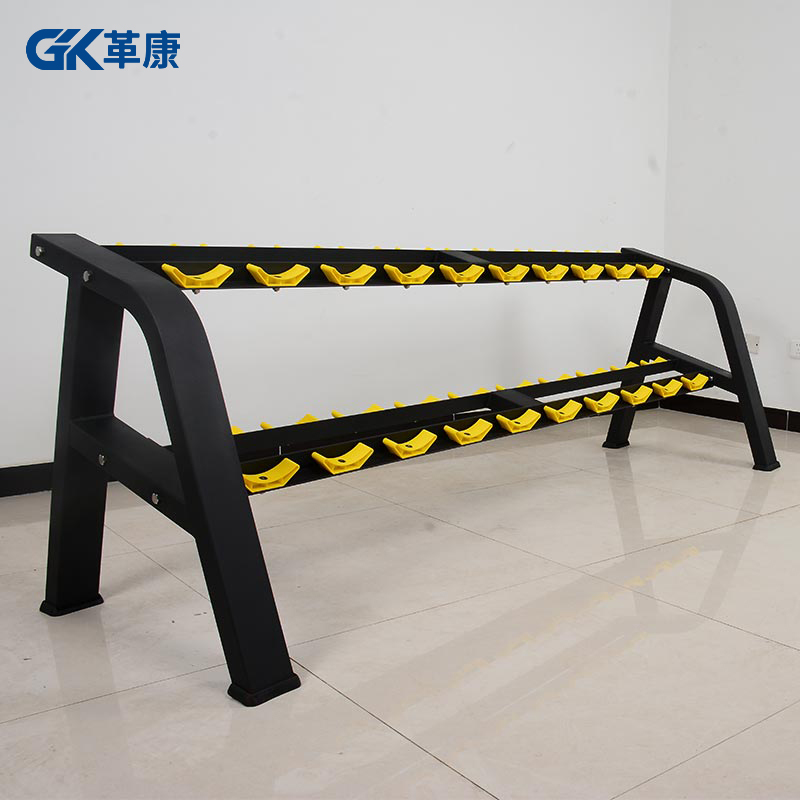 革康 GK-JSQC8506 二层十副双层哑铃架综合训练器高清大图