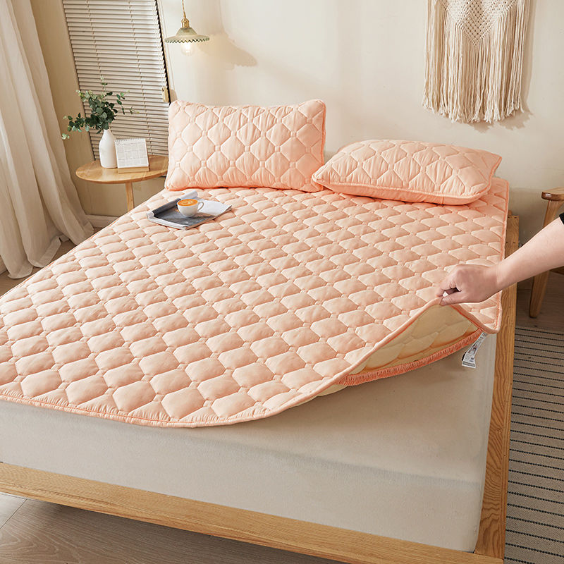 床垫薄款床褥子铺底软垫家用防滑床护垫学生宿舍垫被褥子单人高清大图