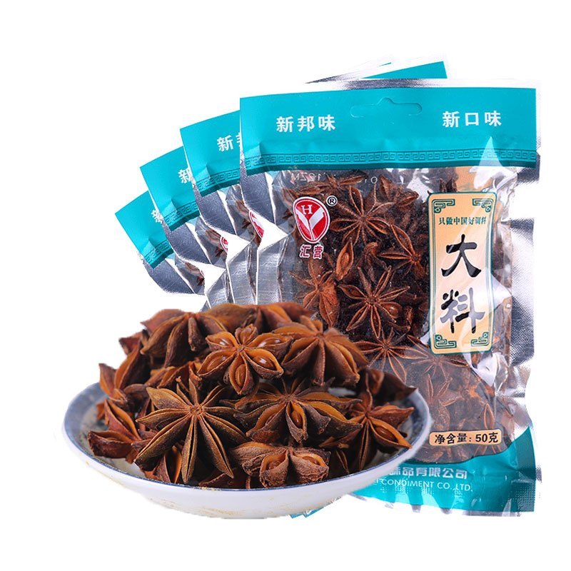 汇营 八角大料50g 卤包香料调味品 香辛调味料