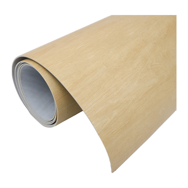 天空桥 PVC地板革 浅木纹2.0mm含安装 平方米高清大图