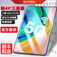 新品超清14英寸平板电脑iiPad 12+512 小米灰 高性能十核安卓游戏平板5Gwifi 高清大屏娱乐商务办公学习网课平板烽想