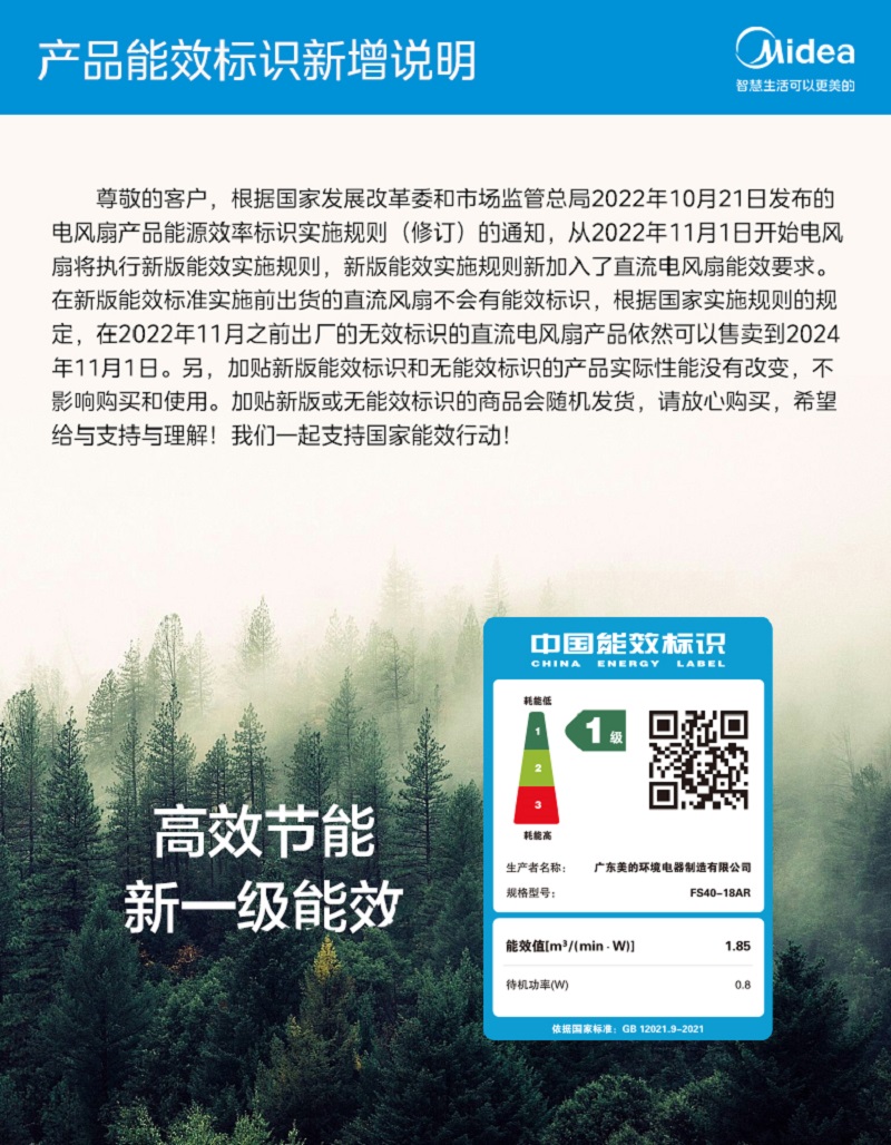 美的(Midea) FS40-18AR 落地扇遥控台式电风扇摇头 轻音 家用变频台扇 白色(台)高清大图
