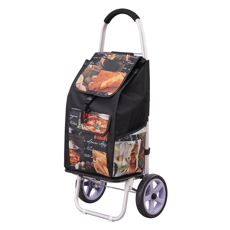 车买菜小拉车拉车折叠拉杆小推车老人时光旧巷铝合金家用轻便爬楼拖车