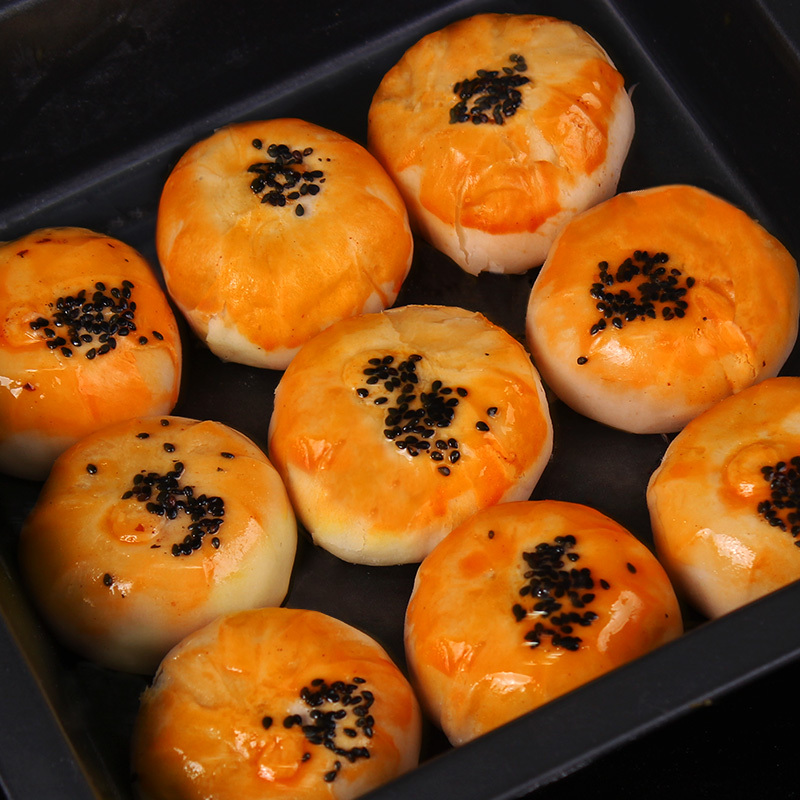 网红雪媚娘蛋黄酥10枚(咸蛋夹心糕点心蛋黄酥手工早餐糕点点心雪媚娘)