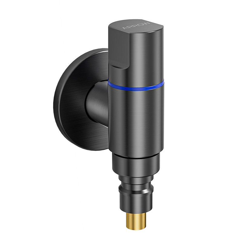 ARROW箭牌4170全铜三角阀冷热水分水阀球阀热水器大流量304不锈钢角阀 【加厚不锈钢-1只装】红标热水