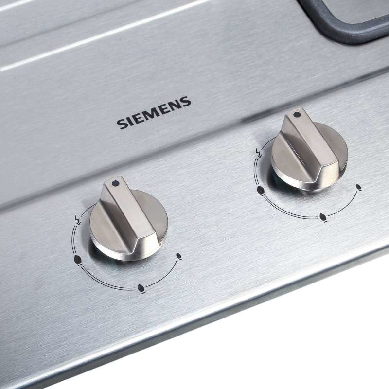 西门子ER71257MP 不锈钢嵌入式燃气灶 德国精工快速点火不锈钢色 天然气蒸饭柜高清大图
