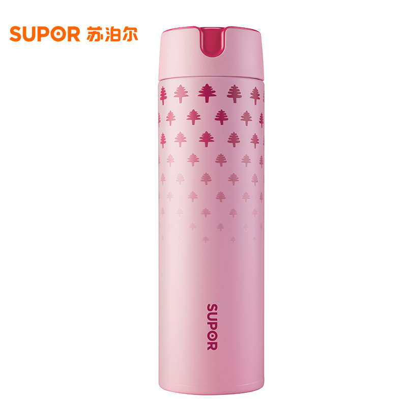 苏泊尔(SUPOR)真空保温杯•红粉森林 480ml