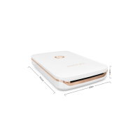 惠普(HP)小印Sprocket 100(白) 手机口袋照片打印机年会礼品 圣诞节日礼物