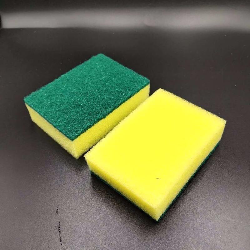 清洁海绵刷批发百洁布厨房清洁刷洗擦碗洗锅用品厨房神器刷碗海绵60片