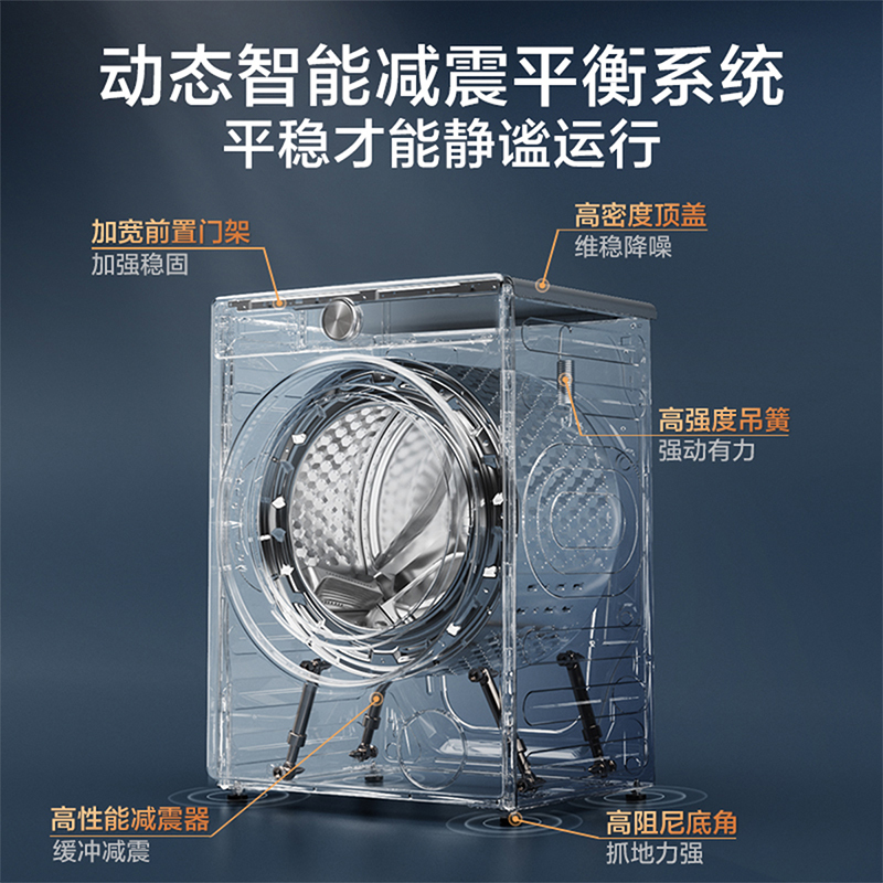 小天鹅小乌梅2.0 10KG滚筒洗衣机全自动超微净泡水魔方超薄全嵌 TG100S83PRO家电国家补贴高清大图