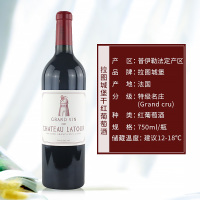 法国进口红酒 2004年拉图城堡波尔多AOC干红葡萄酒单支装750ml