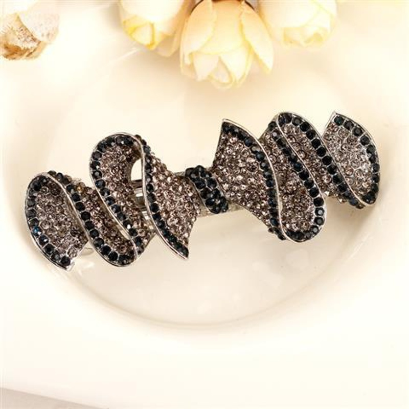 韩版成人发夹马尾夹大号头饰韩国盘发发卡顶夹子横夹弹簧夹发饰品3号