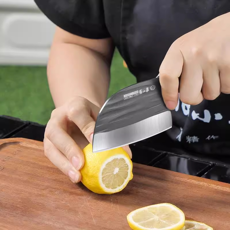 张小泉菜刀专用锻打切片刀家用多功能锋利刀具厨房小菜刀正品8138高清大图